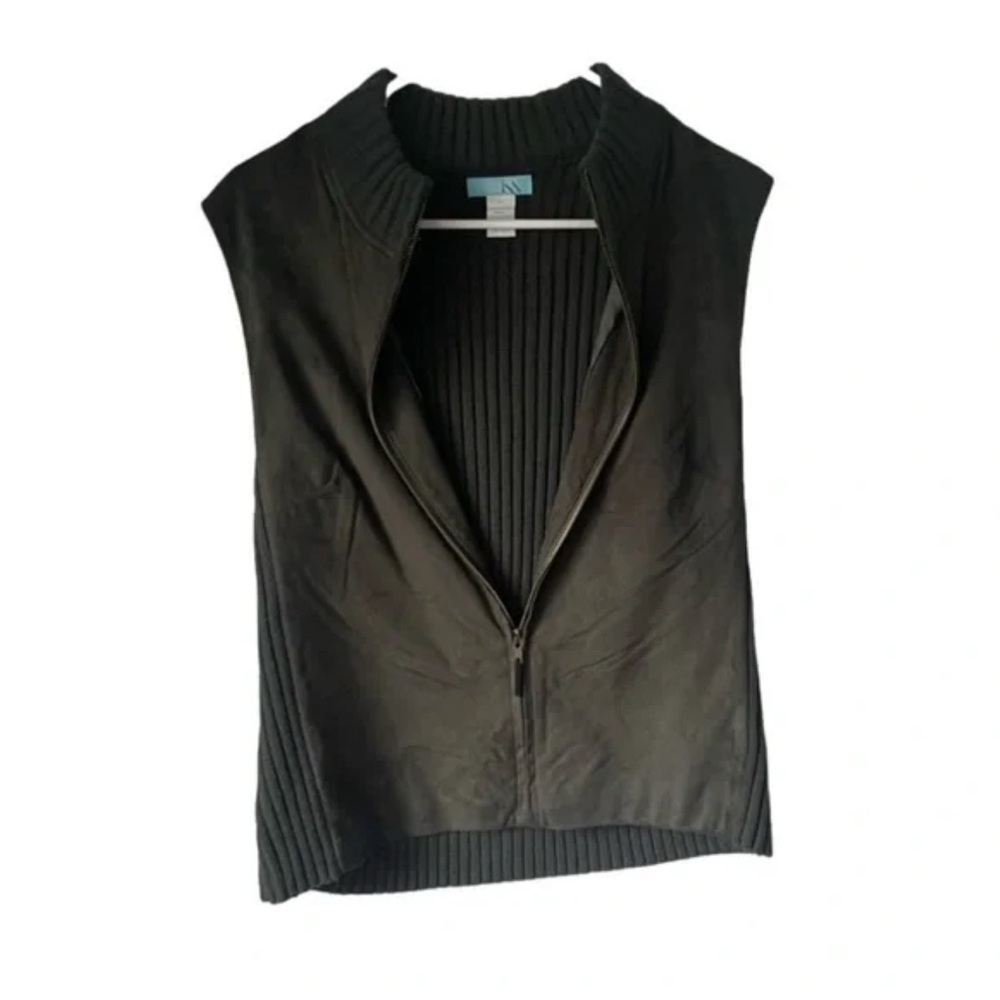 Jennifer Moore Dark green Sweater vest size large